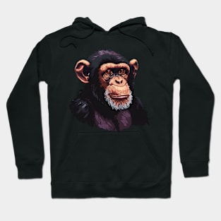 Pixel Chimpanzee Hoodie